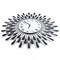 Nordic 3D Luxury Wall Clock Feather Shape Art Watch Living Room Decor Modern
